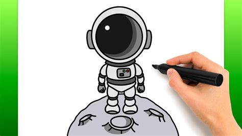 Comment Dessiner Un Astronaute Tutoriel De Dessin Facile Youtube