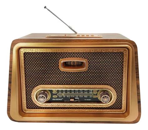 Radio Clásico Vintage Bluetooth Cuotas sin interés