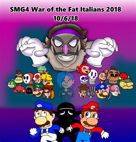 SMG4 War of the Fat Italians 2018 Fan-Poster by Toad900 on DeviantArt