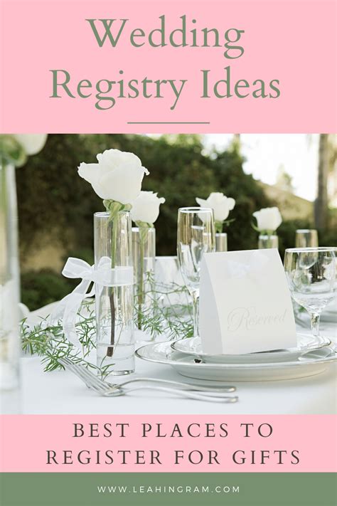 This Blog Post Offers Wedding Registry Ideas Including The Best Places