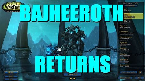 Bajheera BAJHEEROTH RETURNS Unholy DK 3v3 Arena WoW Legion 7 2 5