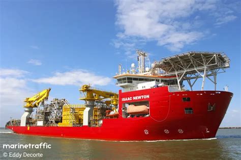 Ship Isaac Newton Cable Layer Registered In Luxembourg Vessel