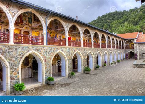 Kykkos Monastery In Troodos Mountains Cyprus Island Editorial Image