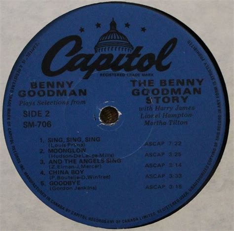 The Benny Goodman Story Benny Goodman With Harry James 2 Lionel