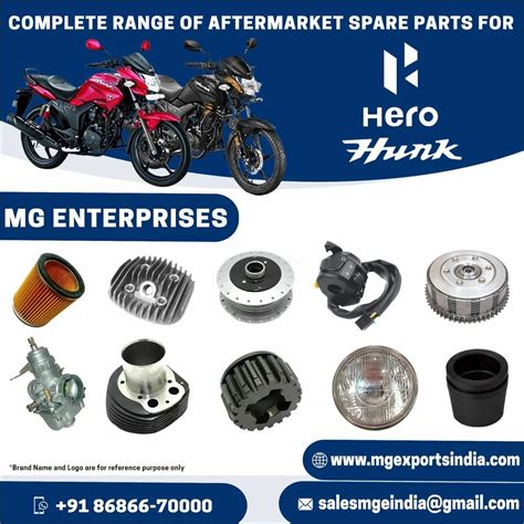 Hero Hunk Motorcycle Spare Parts Exporter Wholesaler From India At Rs