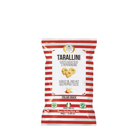 Tarallini Millerighe G Garlic Oil And Hot Pepper Flavour Terre Di