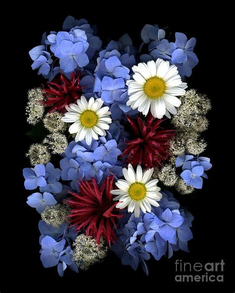 Dale Hoopingarner Created Using Different Types Of Flowers Placed Over