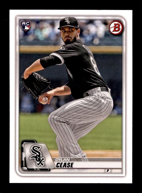 2020 Bowman 58 Dylan Cease Rookie Card RC Chicago White Sox Baseball