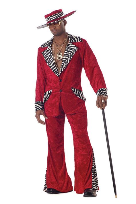 70s And 80s Sweet Daddy Pimp Mens Adult Costume Ebay