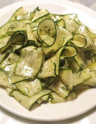 Zucchine Marinate Crude Al Ta Cucina LaGianna