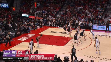 Domantas Sabonis With A Dunk Vs The Portland Trail Blazers Yahoo Sports