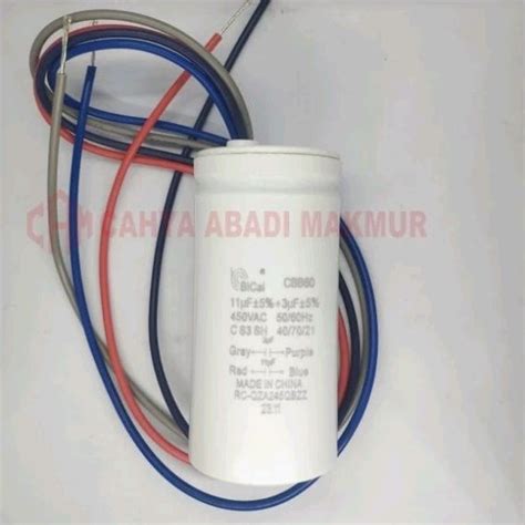 Jual Kapasitor Mesin Cuci SHARP 11 3 UF Capasitor Mesin Cuci SHARP