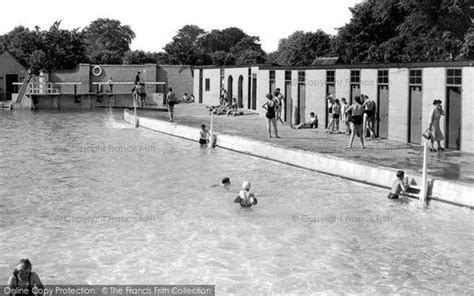 Photo of Grantham, The Swimming Pool c.1955 - Francis Frith