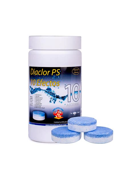 DIACLOR PS 10 EFECTOS Cloro Multiacción Piscina Pastillas 200 gr 1