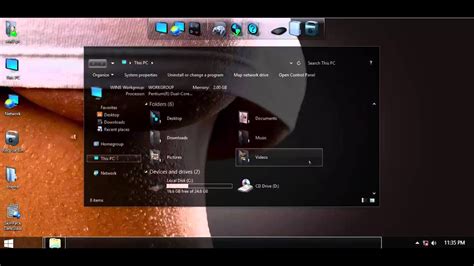 Skinpack Darkglass Win8 Youtube