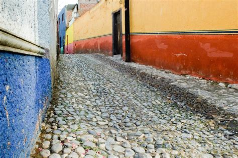 Colorful Mexican town Photograph by Oscar Gutierrez - Fine Art America