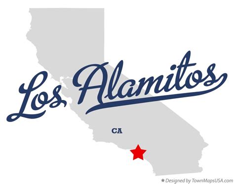 Map of Los Alamitos, CA, California