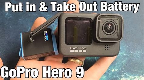 GoPro Hero 9 Battery How To Put In Take Out YouTube