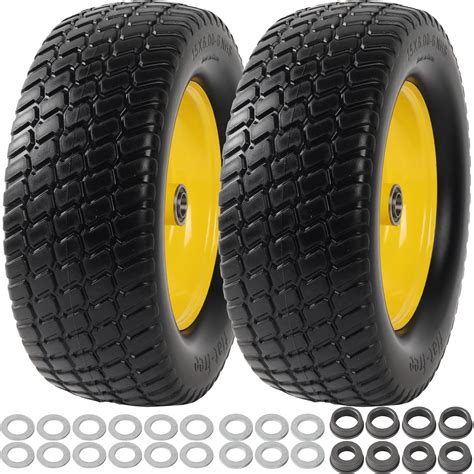 Snapklik AR PRO 2 Pack 15 X 6 00 6 Tire And Wheel Flat Free