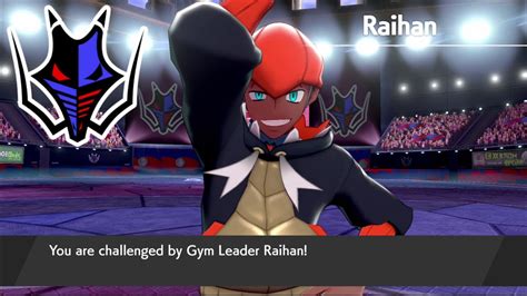 Pokemon Shield Hammerlocke Gym Battle Raihan Battle YouTube