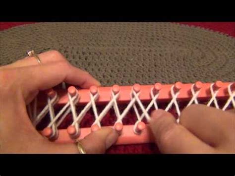 How To Eight Wrap The Knifty Knitter Long Looms Youtube