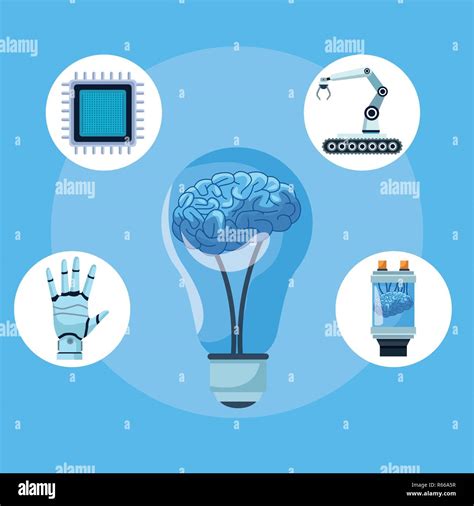 Elementos De La Inteligencia Artificial Imagen Vector De Stock Alamy