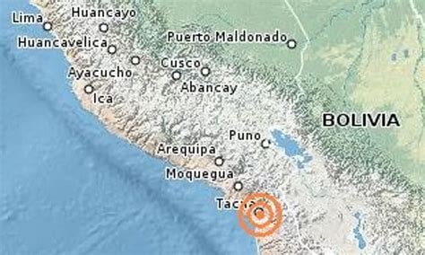 Un Sismo De 5 Grados Remeció Tacna Esta Mañana América Noticias