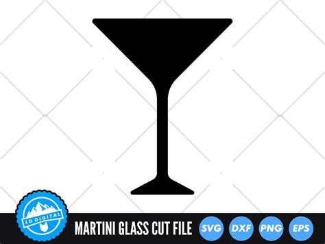 Martini Glass Silhouette Png