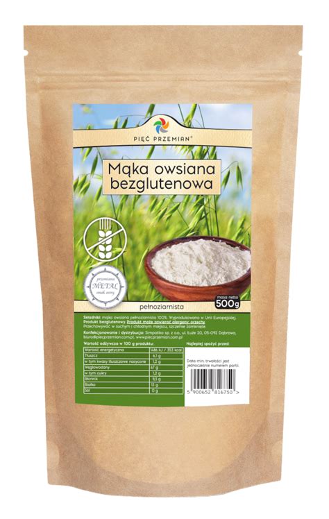 Mąka owsiana bezglutenowa 500 g