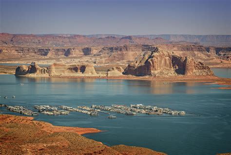 Lake Powell Marina Photograph by Ricky Barnard