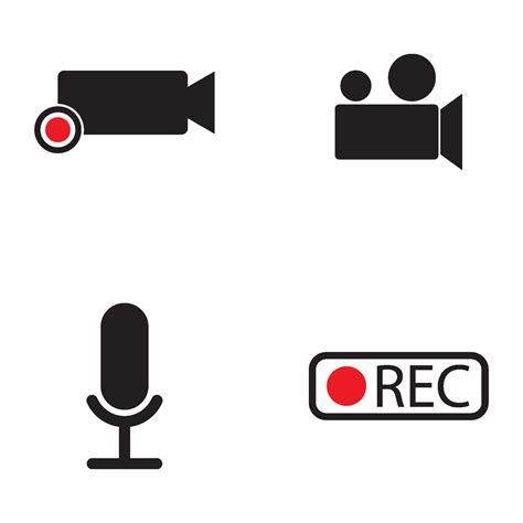 recording icon vector 28240874 Vector Art at Vecteezy