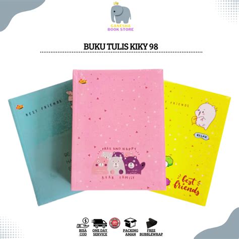 Jual Buku Tulis Kiky Tamamon 58 98 Lembar Buku Tulis Kiky Pack