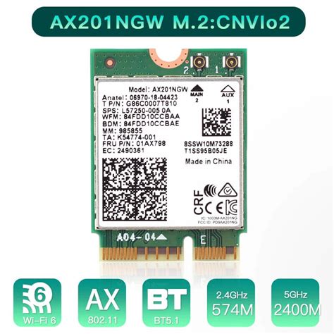 Acer Spin 3 14” Sp314 54n 58q7 Wireless Wifi Card Ax201ngw 01ax798 L57250 005 For Sale Online Ebay