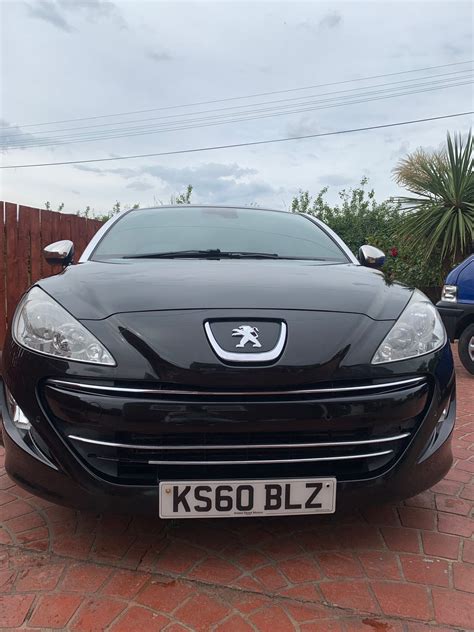 2011 Peugeot RCZ GT THP 200 Bhp In Black With Full Leather GT Spec