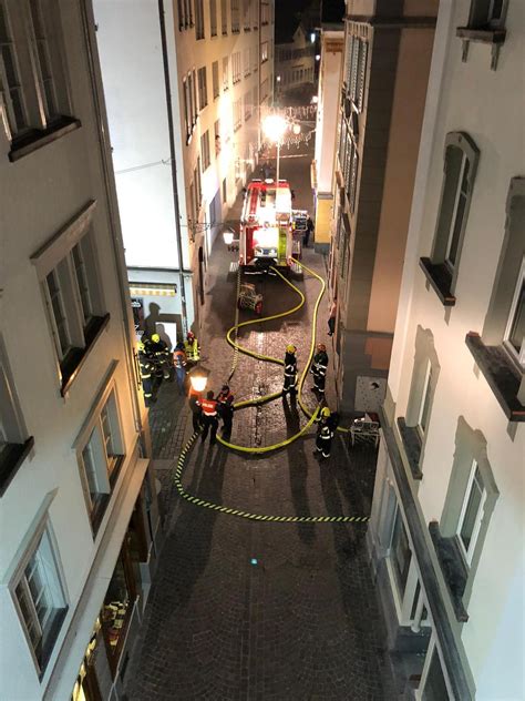 Wohnungsbrand in der Churer Altstadt Südostschweiz