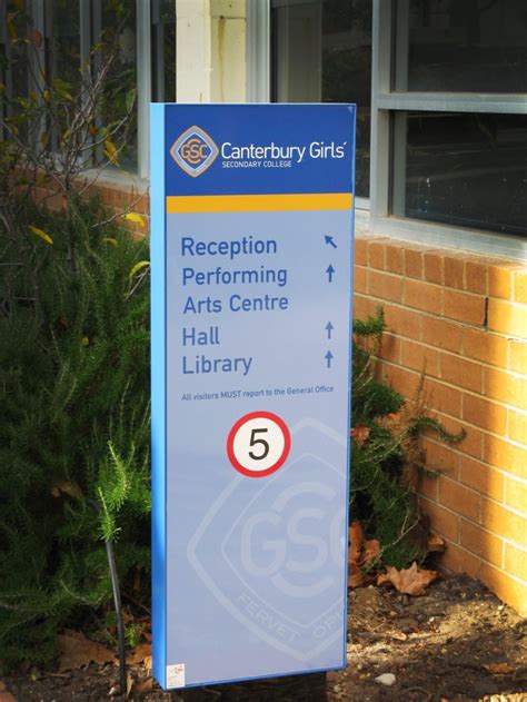 Canterbury Girls Secondary College - Corporate Sign Industries