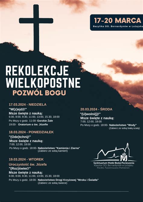 Rekolekcje Wielkopostne Bernardyni Leżajsk