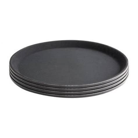 Plateau Rond Antid Rapant En Fibre De Verre Mm Kristallon Noir