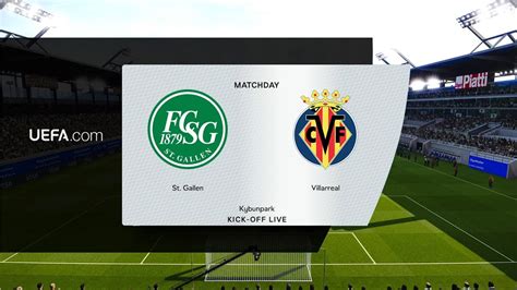 St Gallen Vs Villarreal Kybunpark Friendly Pes