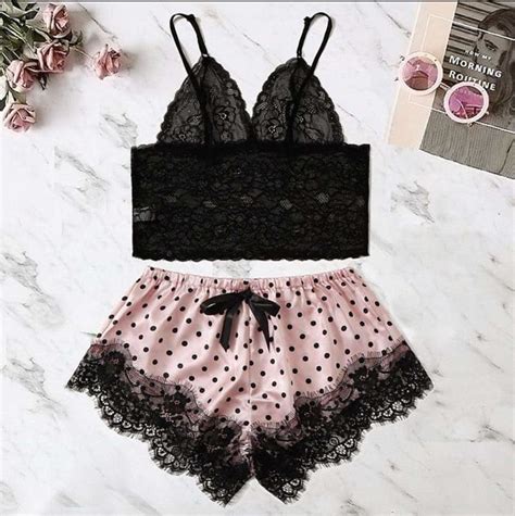 Women S Black Polka Dot Sexy Lingerie Sexy Temptation Lace Sexy Pajamas Walmart Canada
