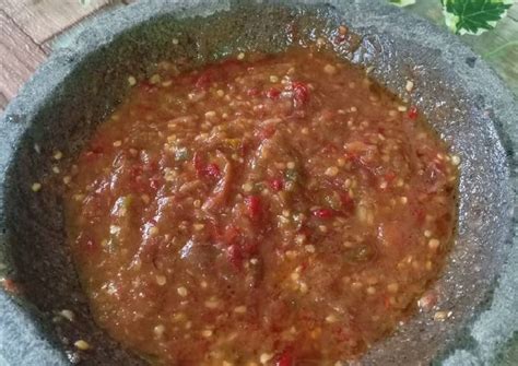 Resep Sambal Terasi Tomat Matang Oleh Rahma Bunda Radit Rafa Cookpad