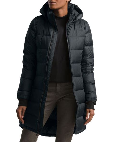 The North Face Metropolis Iii Water Repellent 550 Fill Power Down Hooded Parka In Black Lyst