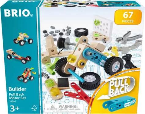 Coffret Builder et Moteur à rétrofriction 67p Jeu de construction BRIO