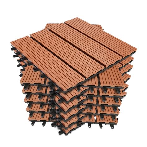 Dalle de terrasse 44 pièces 30x30cm pour recouvrir sol de 1m²