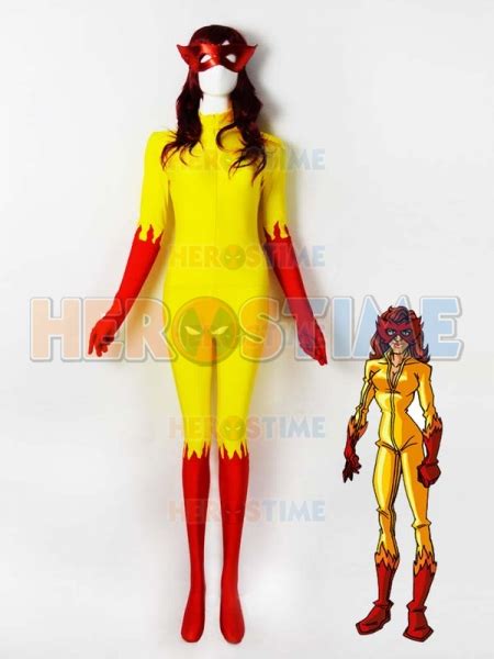 Firestar Costumefirestar Superhero Costume