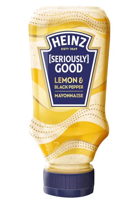 Соусы и кетчуп Heinz lemon-black pepper mayonnaise220ml 5000157144515