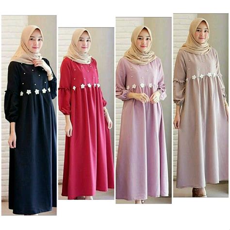 Model Baju Gamis Remaja Masa Kini Gamis Muslimah Terbaru