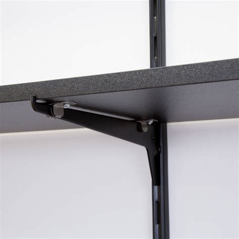 Single Slot Upright Wall Strip Black 100cm Homebase