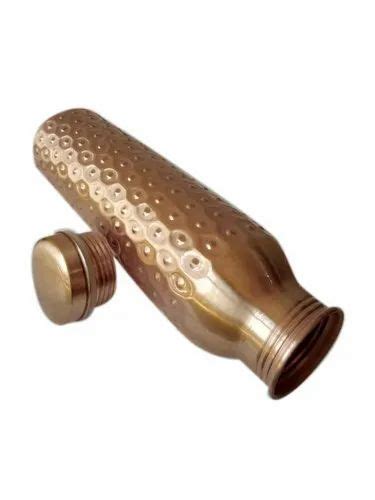 Lacquer Polished Hammered Copper Water Bottle Screw Cap At Rs 235