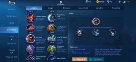 Build Alpha Tersakit 2021 Mobile Legends